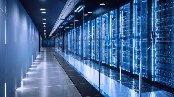 Inside data centre