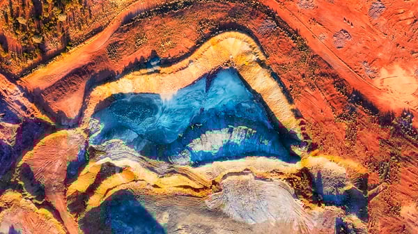 Open pit mine in Australia